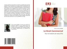 Обложка Le Droit Commercial