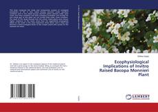Copertina di Ecophysiological Implications of Invitro Raised Bacopa Monnieri Plant