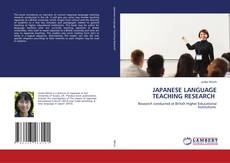 Copertina di JAPANESE LANGUAGE TEACHING RESEARCH