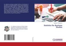 Copertina di Statistics for Business Studies
