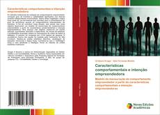 Capa do livro de Características comportamentais e intenção empreendedora 