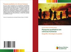 Bookcover of Pesquisa qualitativa em ciências humanas