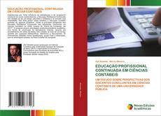Bookcover of EDUCAÇÃO PROFISSIONAL CONTINUADA EM CIÊNCIAS CONTÁBEIS