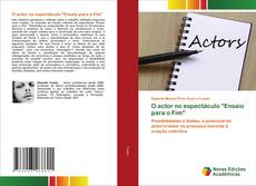 Copertina di O actor no espectáculo "Ensaio para o Fim"