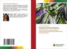 Capa do livro de Espaços Verdes Urbanos 