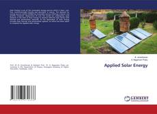 Copertina di Applied Solar Energy