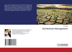 Copertina di Soil Nutrient Management