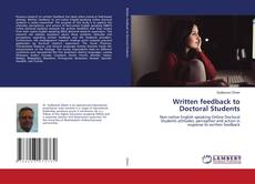 Copertina di Written feedback to Doctoral Students