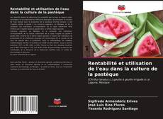 Buchcover von Rentabilité et utilisation de l'eau dans la culture de la pastèque