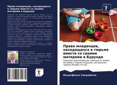 Bookcover of Права младенцев, находящихся в тюрьме вместе со своими матерями в Бурунди