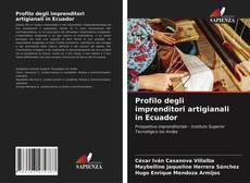 Portada del libro de Profilo degli imprenditori artigianali in Ecuador