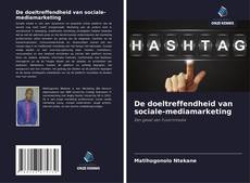 Buchcover von De doeltreffendheid van sociale-mediamarketing