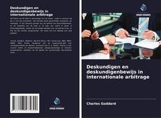 Buchcover von Deskundigen en deskundigenbewijs in internationale arbitrage
