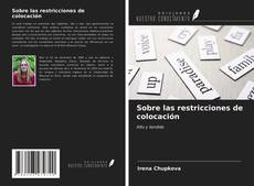 Bookcover of Sobre las restricciones de colocación