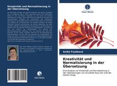 Copertina di Kreativität und Normalisierung in der Übersetzung