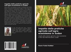 Portada del libro de Impatto delle pratiche agricole sull'agro-ecosistema in Sudan