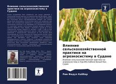 Bookcover of Влияние сельскохозяйственной практики на агроэкосистему в Судане