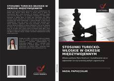 Bookcover of STOSUNKI TURECKO-WŁOSKIE W OKRESIE MIĘDZYWOJENNYM
