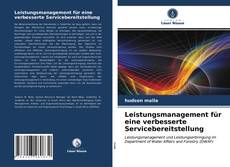 Leistungsmanagement für eine verbesserte Servicebereitstellung kitap kapağı