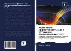 Управление эффективностью для улучшения предоставления услуг kitap kapağı