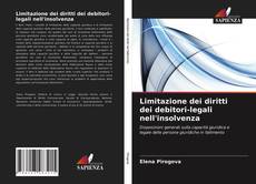 Portada del libro de Limitazione dei diritti dei debitori-legali nell'insolvenza