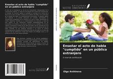 Bookcover of Enseñar el acto de habla "cumplido" en un público extranjero