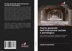 Portada del libro de Teoria generale dell'interazione sociale e psicologica