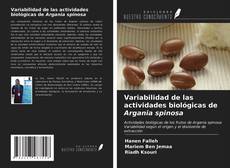 Buchcover von Variabilidad de las actividades biológicas de Argania spinosa