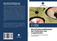 Portada del libro de Blut-Photomodifikation bei Patienten mit Lungenkrebs