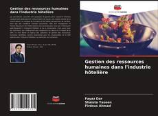 Обложка Gestion des ressources humaines dans l'industrie hôtelière