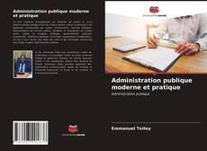 Buchcover von Administration publique moderne et pratique