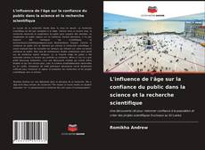 Обложка L'influence de l'âge sur la confiance du public dans la science et la recherche scientifique