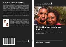 Portada del libro de El destino del apodo en África