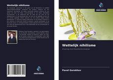 Buchcover von Wettelijk nihilisme