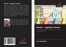 Bookcover of Słowa - sygnały emocji