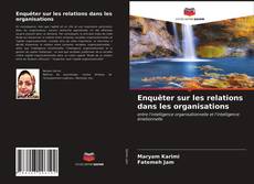 Buchcover von Enquêter sur les relations dans les organisations