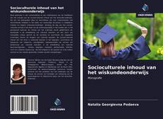 Bookcover of Socioculturele inhoud van het wiskundeonderwijs