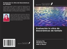 Portada del libro de Evaluación in vitro de biocerámicas de tántalo