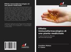 Portada del libro de Effetto immunofarmacologico di una pianta medicinale