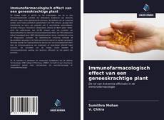 Bookcover of Immunofarmacologisch effect van een geneeskrachtige plant