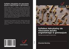 Portada del libro de Syllabus leksykalny do nauczania języka angielskiego w gimnazjum