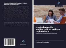 Обложка Maatschappelijk middenveld en politiek regionalisme