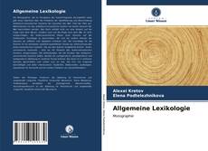 Copertina di Allgemeine Lexikologie