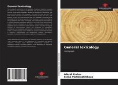 Portada del libro de General lexicology