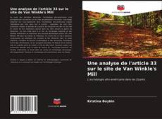 Couverture de Une analyse de l'article 33 sur le site de Van Winkle's Mill