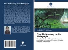 Portada del libro de Eine Einführung in die Pädagogik