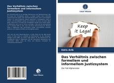 Buchcover von Das Verhältnis zwischen formellem und informellem Justizsystem