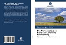 Capa do livro de Die Verfassung des Bereichs Ländliche Entwicklung 