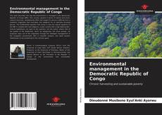 Buchcover von Environmental management in the Democratic Republic of Congo