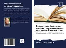 Bookcover of Сельскохозяйственная эксплуатация природных ресурсов в Буркина-Фасо
